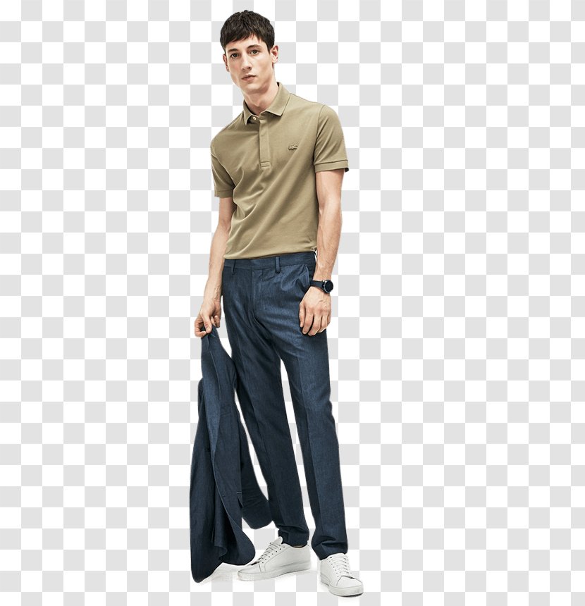 Jeans Lacoste Polo Shirt Tops - Abdomen Transparent PNG