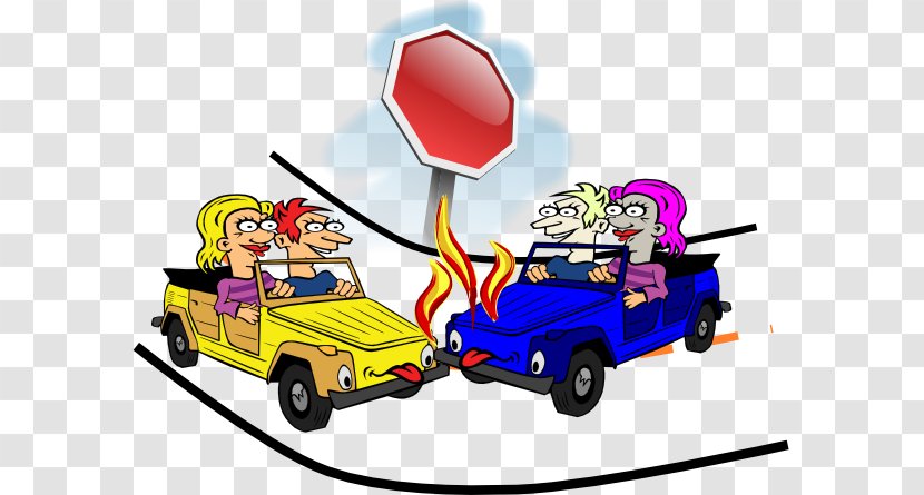 Traffic Collision Accident Cartoon Clip Art - Cliparts Transparent PNG