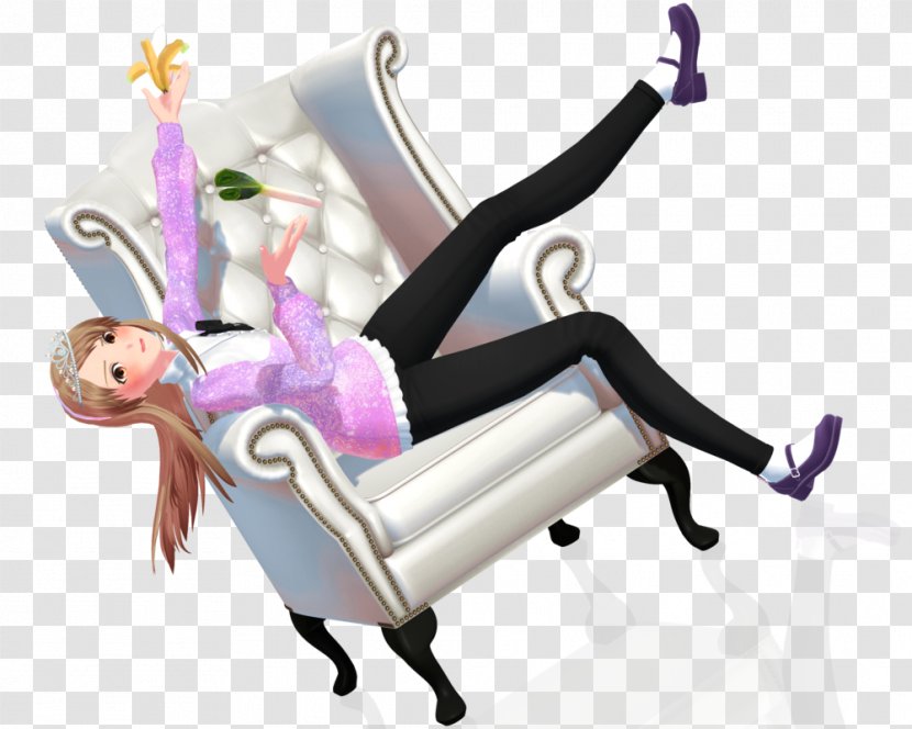 Rin Me Cat Chair - Queen Transparent PNG