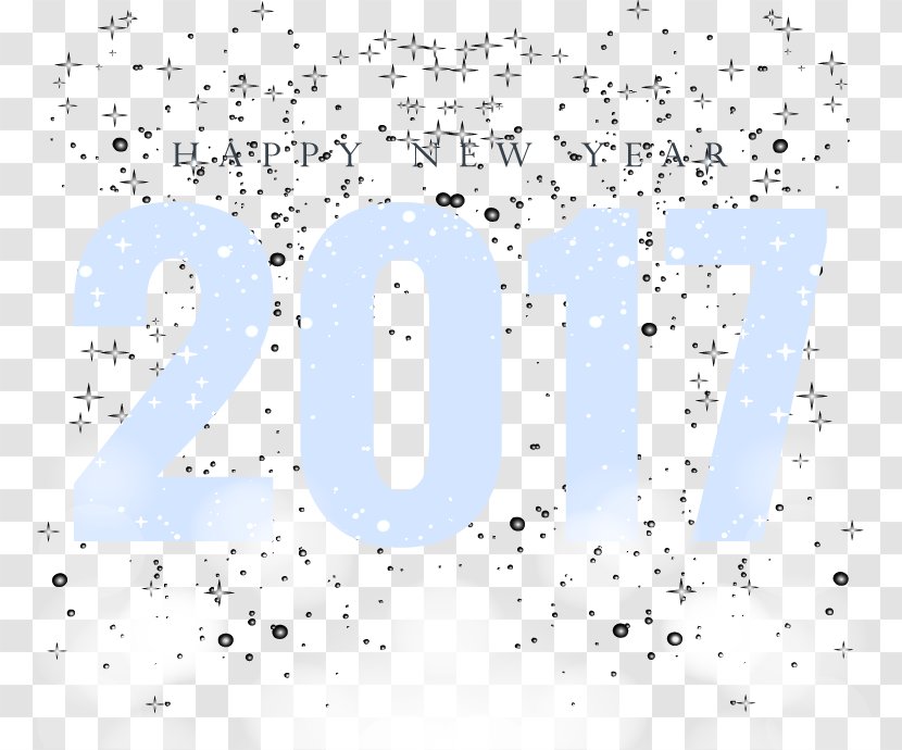 Light New Year Computer File - Brand - Small Fresh Blue Background Effect 2017 Transparent PNG