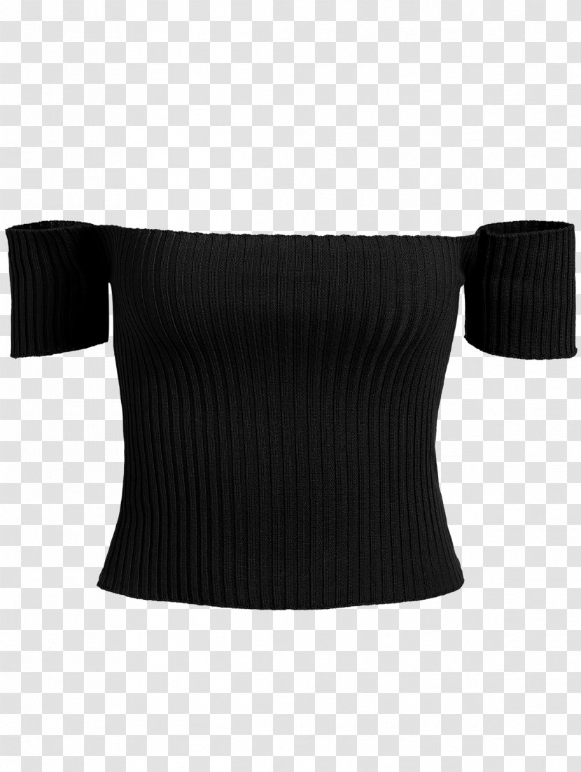 T-shirt Crop Top Sleeve Sweater - Shirt Transparent PNG