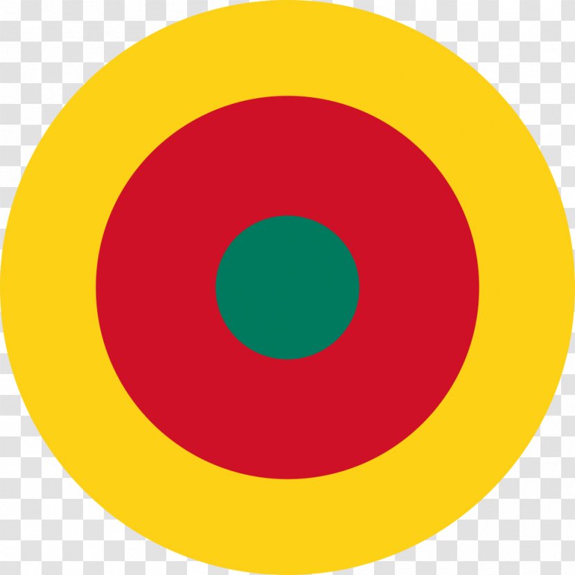 Cameroon Air Force Military Aircraft Insignia Roundel - Svg Transparent PNG