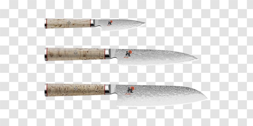Japanese Kitchen Knife Hunting & Survival Knives Utility - Damascus Steel Transparent PNG