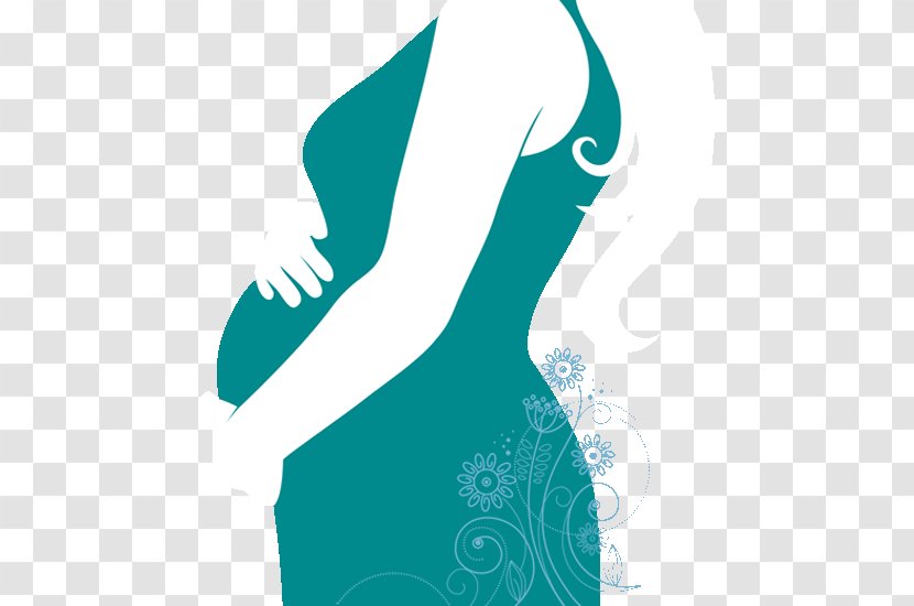 Pregnancy Cartoon - Ultrasonography - Silhouette Seahorse Transparent PNG
