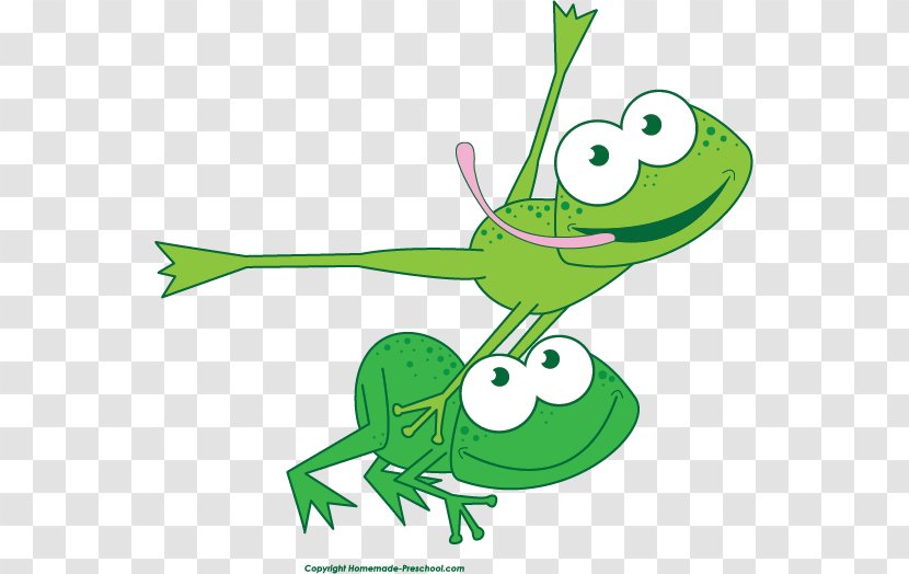 Frog Jumping Contest Clip Art - Green Transparent PNG