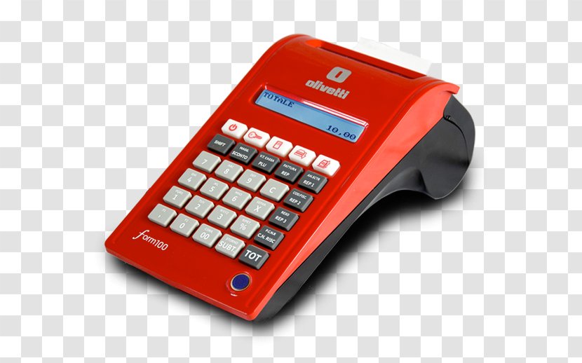 Cash Register Olivetti Underwood Typewriter Company Sales Point Of Sale - Telephony - Printer Transparent PNG