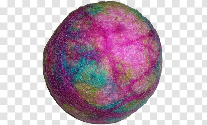 Sphere Wool - Violet - BALL Transparent PNG