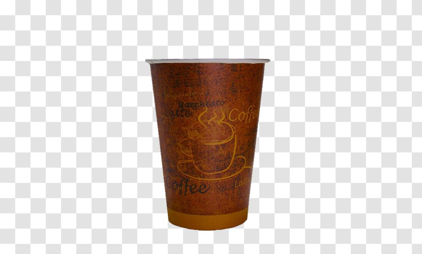 Cup Table-glass Brown - Drinkware - Paper Cups Transparent PNG