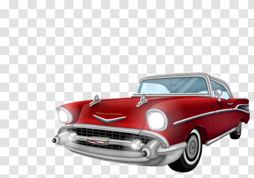 1957 Chevrolet Model Car Motor Vehicle Automotive Design - Bel Air Transparent PNG