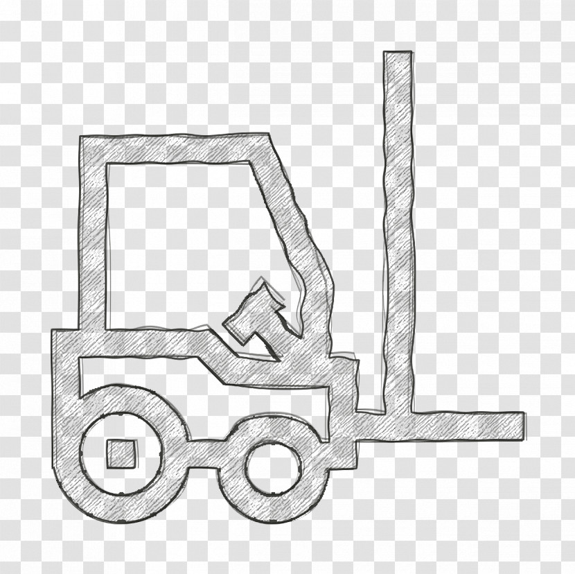 Logistics Icon Forklift Icon Transparent PNG