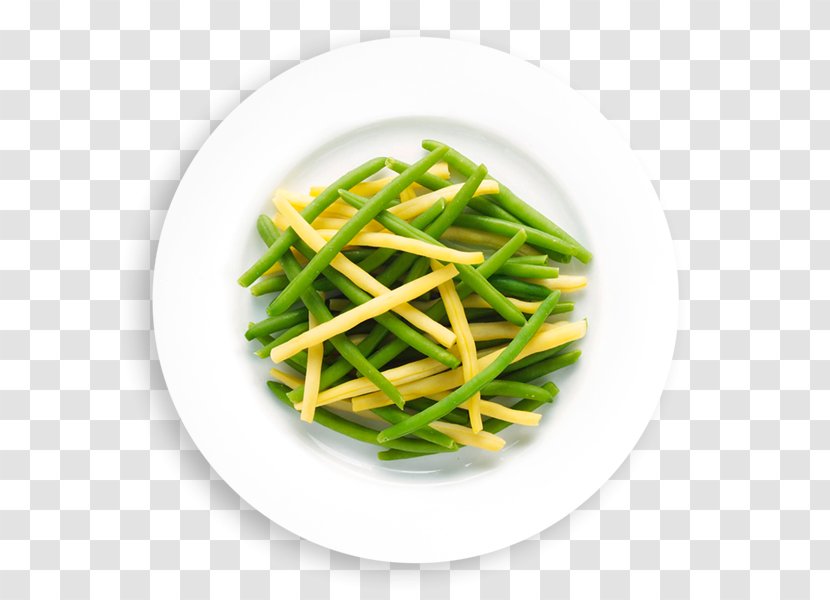 Green Bean Vegetarian Cuisine Common Food - Dutch Wax - Yellow Transparent PNG