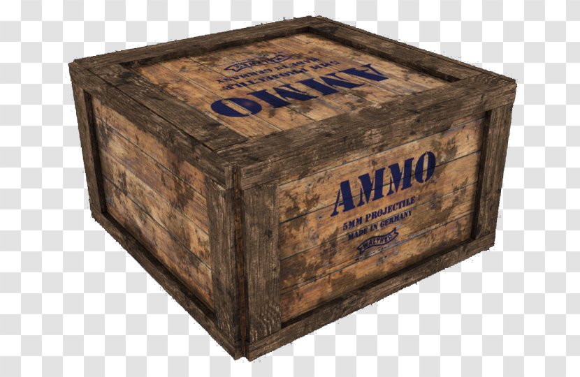 Box Ammunition - Flower - Brown Wooden Transparent PNG