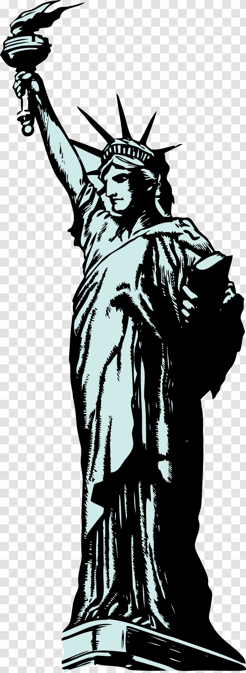 Statue Of Liberty Clip Art - Fictional Character Transparent PNG