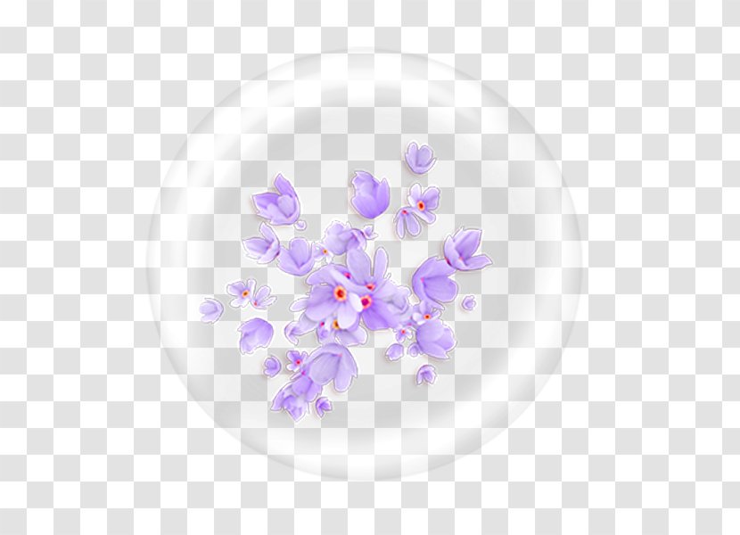 Download Icon - Floral Design - Bubbles In Flowers Transparent PNG