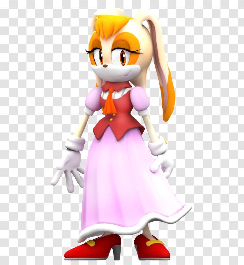 Cream The Rabbit Vanilla Amy Rose Vector Crocodile Sonic Advance 3 - Fictional Character Transparent PNG