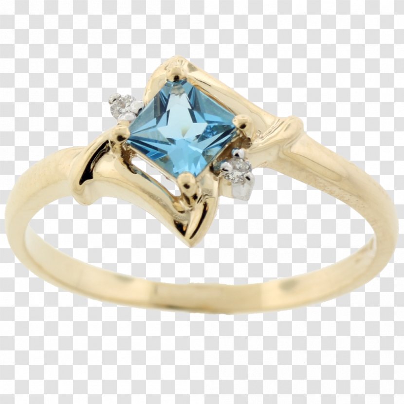 Earring Jewellery Topaz Diamond - Ring Transparent PNG