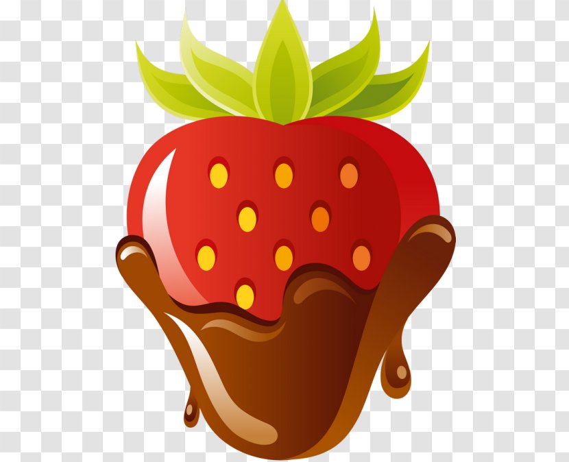 Strawberry Fruit Chocolate Euclidean Vector Food - Superfood Transparent PNG