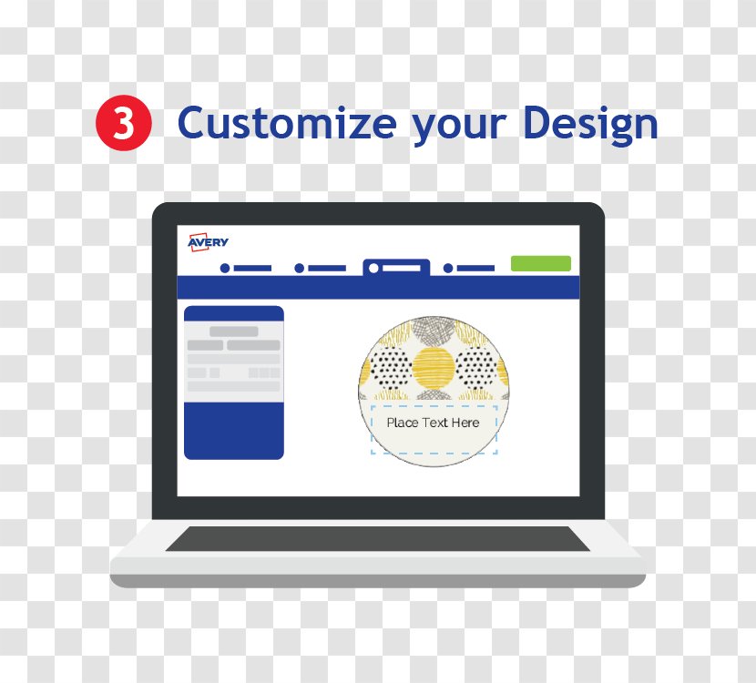 Template Label Computer Software Avery Dennison - Online Advertising - Page Peel Transparent PNG