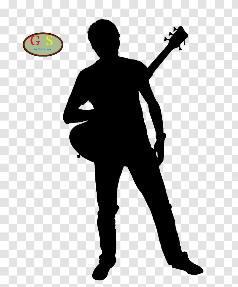 Rock Band Silhouette Musical Ensemble Clip Art - Heart - Silhouet Transparent PNG