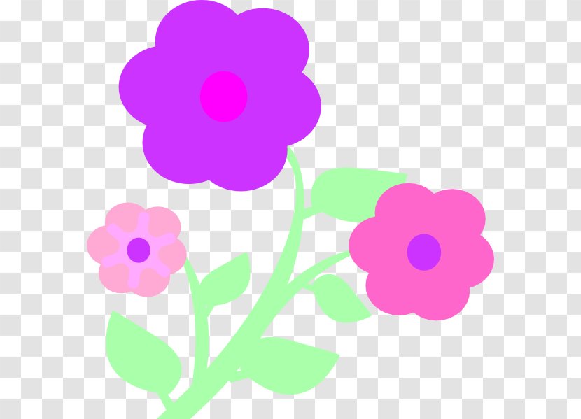 Pastel Flower Clip Art - Floral Design - Clipart Transparent PNG
