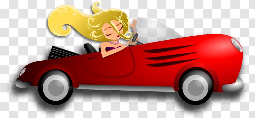 Sports Car Driving Clip Art - Vehicle - Alone Cliparts Transparent PNG