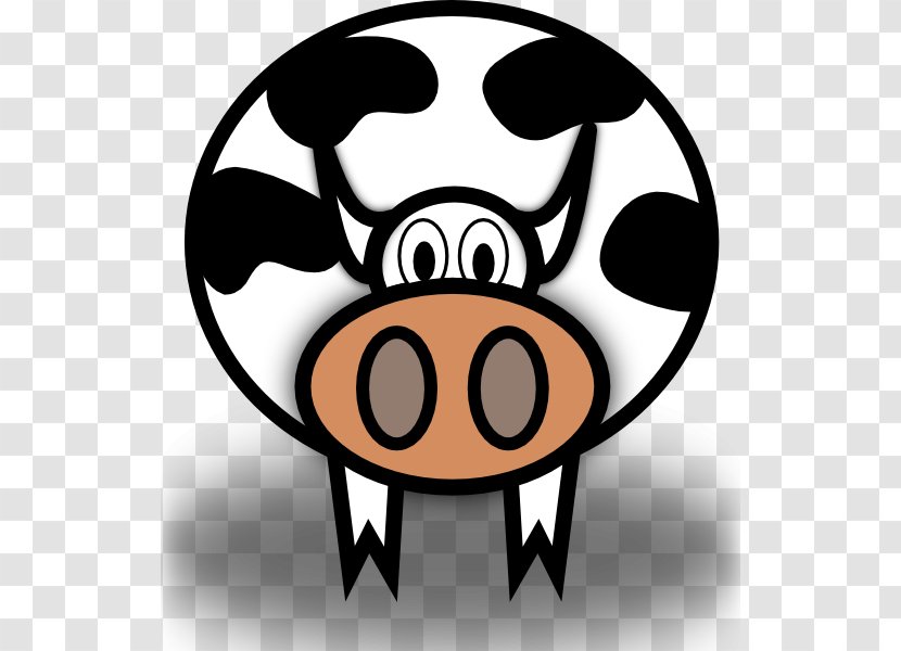 Ayrshire Cattle Beef Brahman Clip Art - Nose Ring - Cartoon Cows Transparent PNG