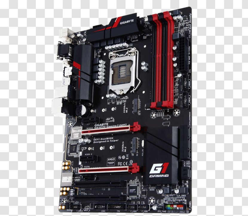 Intel LGA 1151 Motherboard Gigabyte Technology ATX - Chipset Transparent PNG