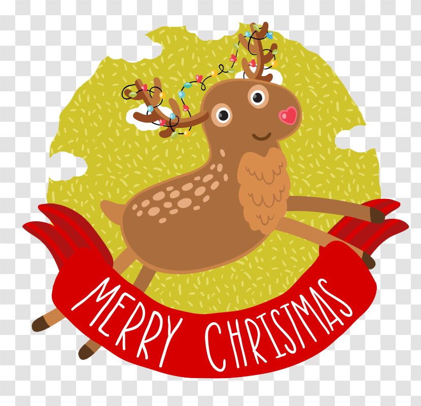 Rudolph Reindeer Christmas - Ornament - Lights Icon Transparent PNG