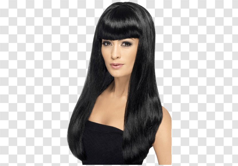 Wig Bangs Capelli Disguise Clothing Accessories - Black Hair Transparent PNG