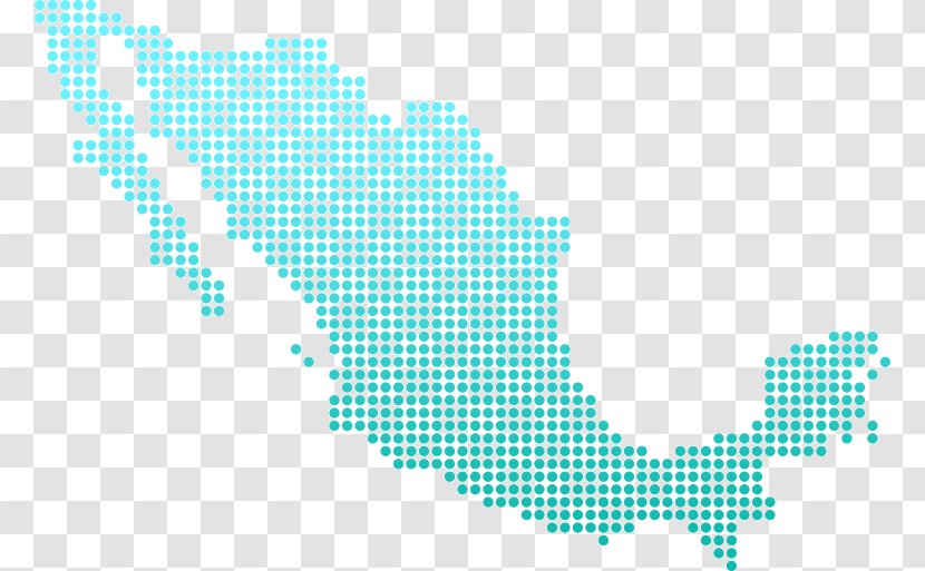 Mexico United Parcel Service DHL EXPRESS Courier - Aqua - Map Transparent PNG