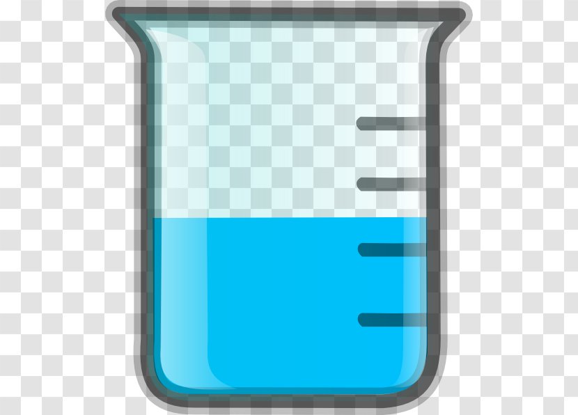 Beaker Laboratory Flasks Clip Art - Blue - Computer Icon Transparent PNG