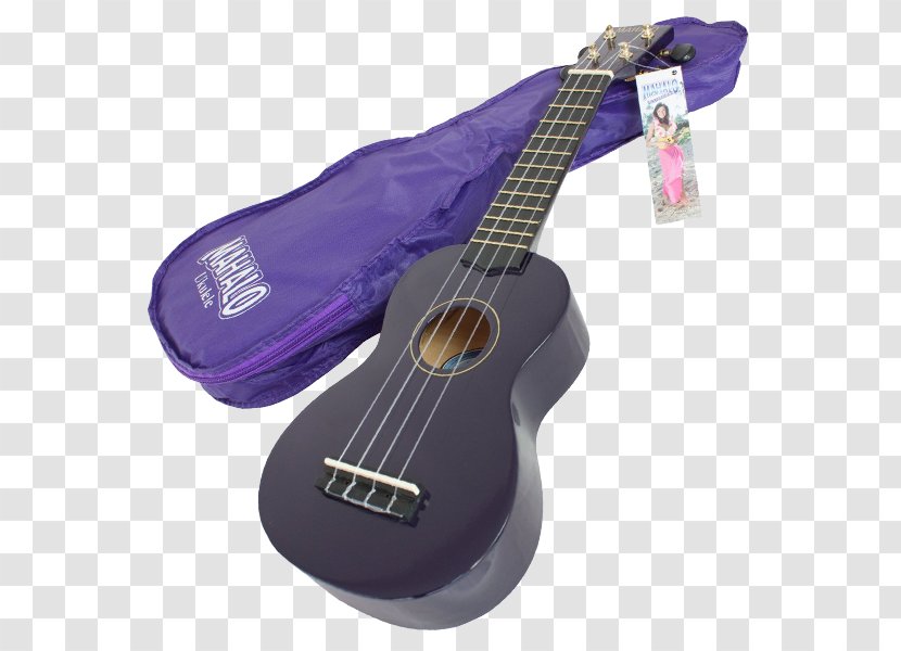 Ukulele Acoustic Guitar Cuatro Bass Cavaquinho - Silhouette Transparent PNG