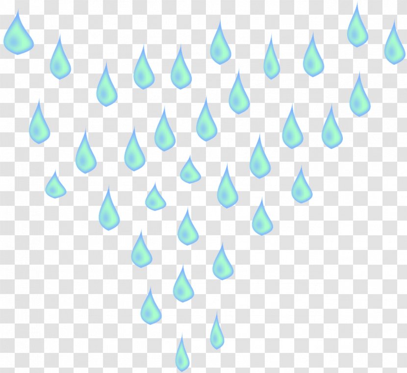 Rain Drop Clip Art - Alpha Channel Transparent PNG