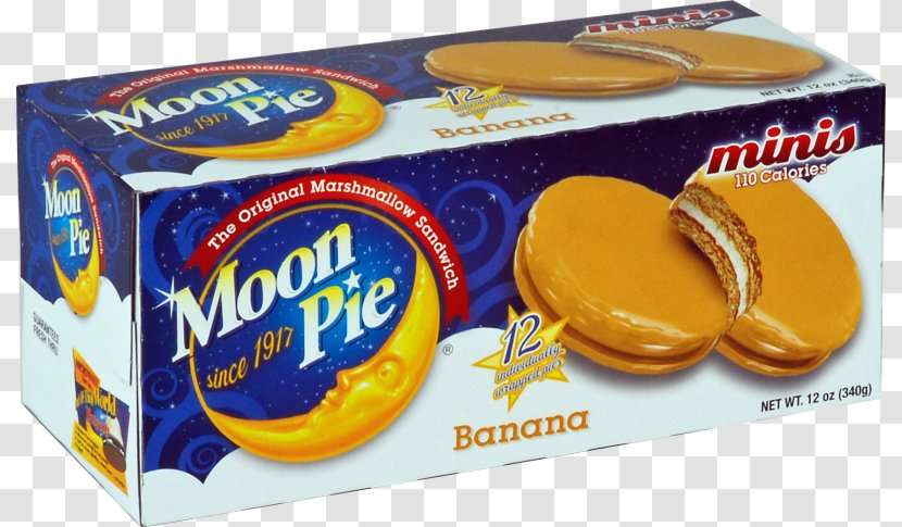 RC And Moon Pie Festival Cream Chocolate - Banana Pies Transparent PNG