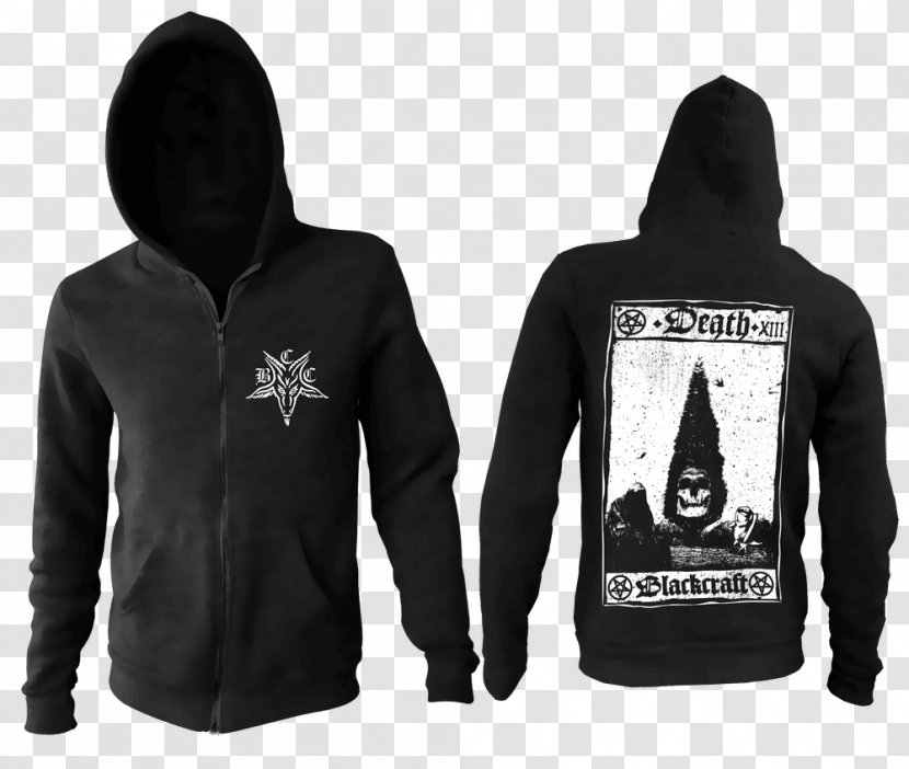 Hoodie T-shirt Blackcraft Cult Clothing Zipper Transparent PNG