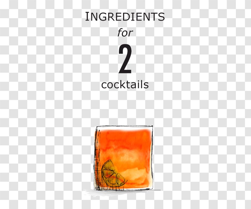 Orange Drink Beverages Font - Mai Tai Cocktail Transparent PNG