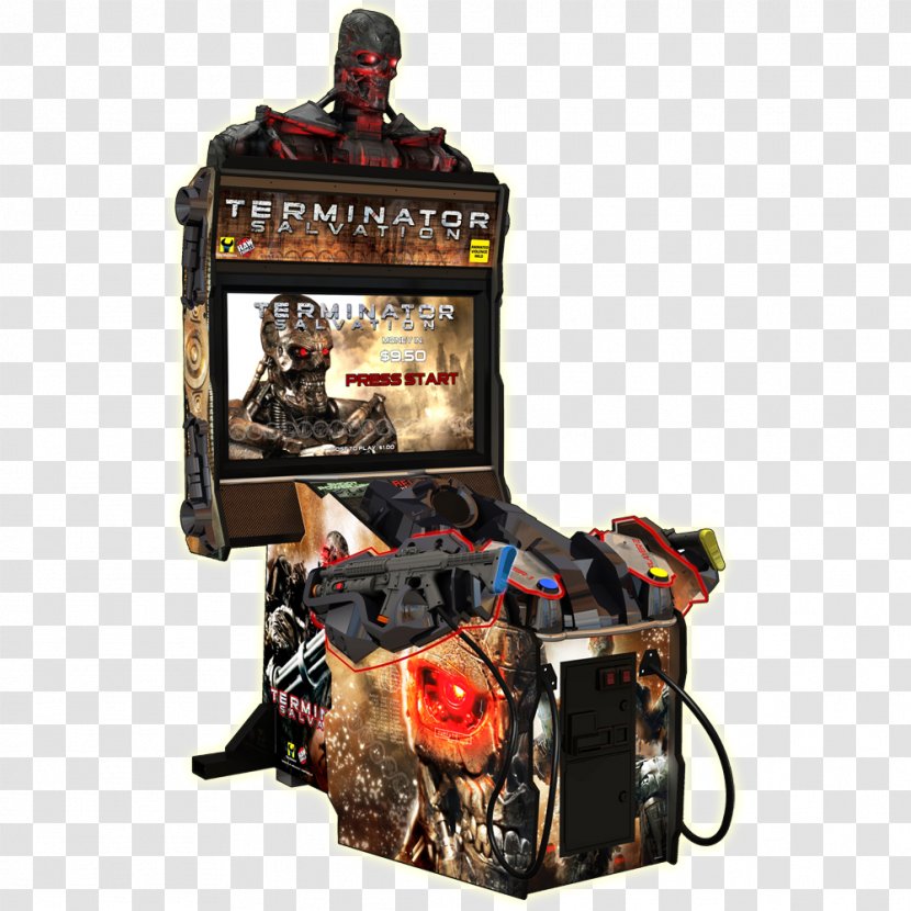 Terminator Salvation Arcade Game Video Amusement Raw Thrills - Realism Of Transparent PNG