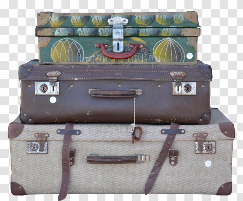 Suitcase Baggage Travel Clip Art - Flower Transparent PNG