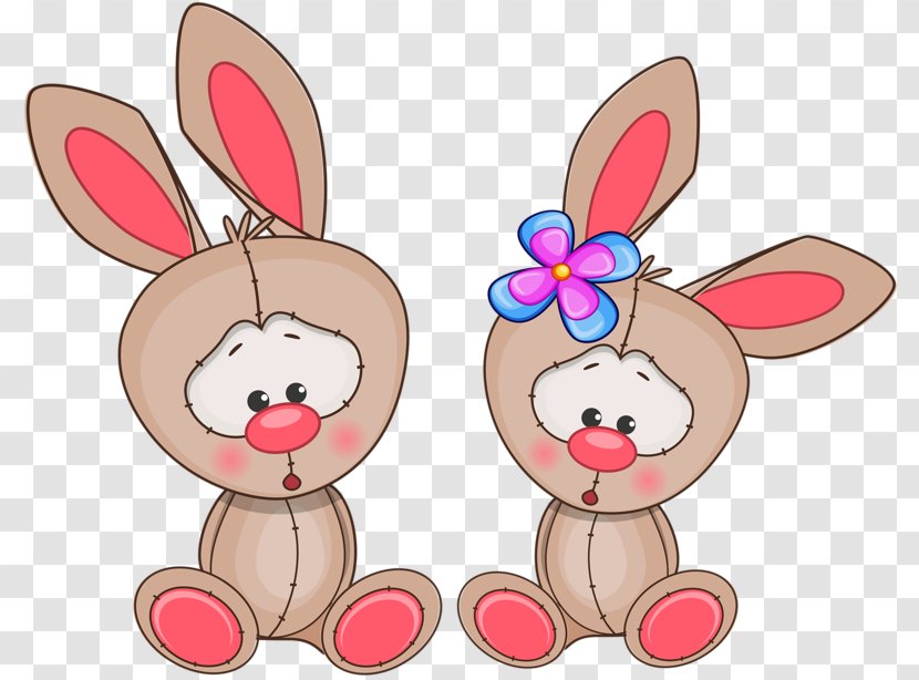 Easter Bunny Rabbit Cartoon Leporids - Toy - Cute Transparent PNG