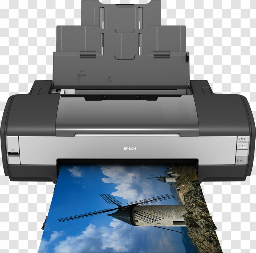 Paper Inkjet Printing Printer Epson - Color Transparent PNG
