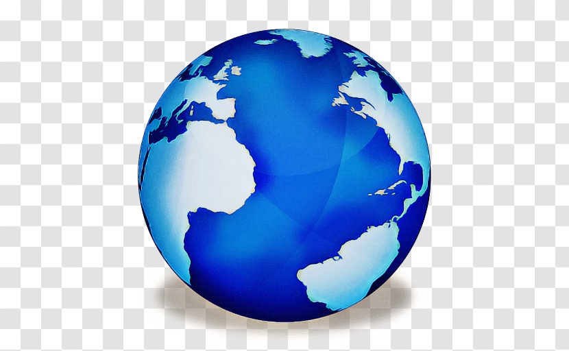 Planet Earth - Electric Blue - Astronomical Object Transparent PNG