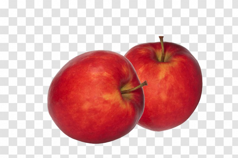 Apple Software - Heart - 2 Red Apples Transparent PNG