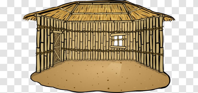 Club Penguin Igloo Hut Shed Wiki - Log Cabin - Bamboohut Transparent PNG