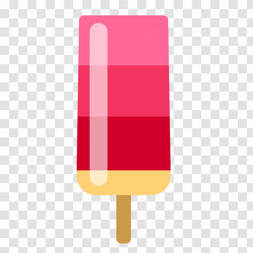 Ice Cream Cones Pops Fruit Dessert - Magenta - Color Sketch Transparent PNG