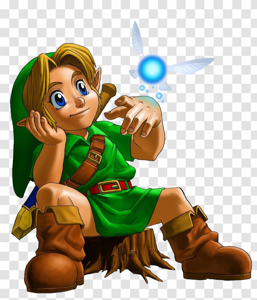 The Legend Of Zelda: Ocarina Time 3D Majora's Mask Link Princess Zelda - Vertebrate - And Navi Transparent PNG