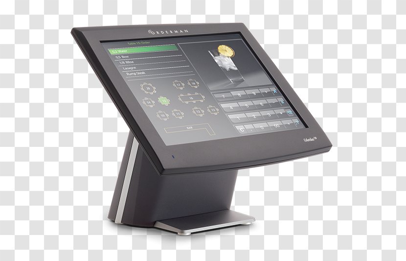 Computer Monitor Accessory Cash Register Orderman Shop Automation (S.A.S.) Interactive Kiosks - Electronic Device - Price Transparent PNG