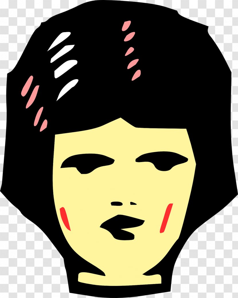 Facial Hair Expression Face Cheek Eyebrow - Woman Transparent PNG