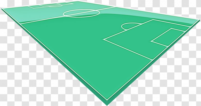 Green Turquoise Teal Rectangle Sport Venue - Mat Transparent PNG