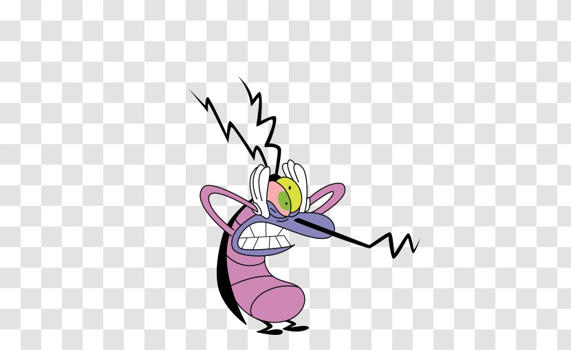 Oggy Cockroach Cartoon Network - Watercolor Transparent PNG