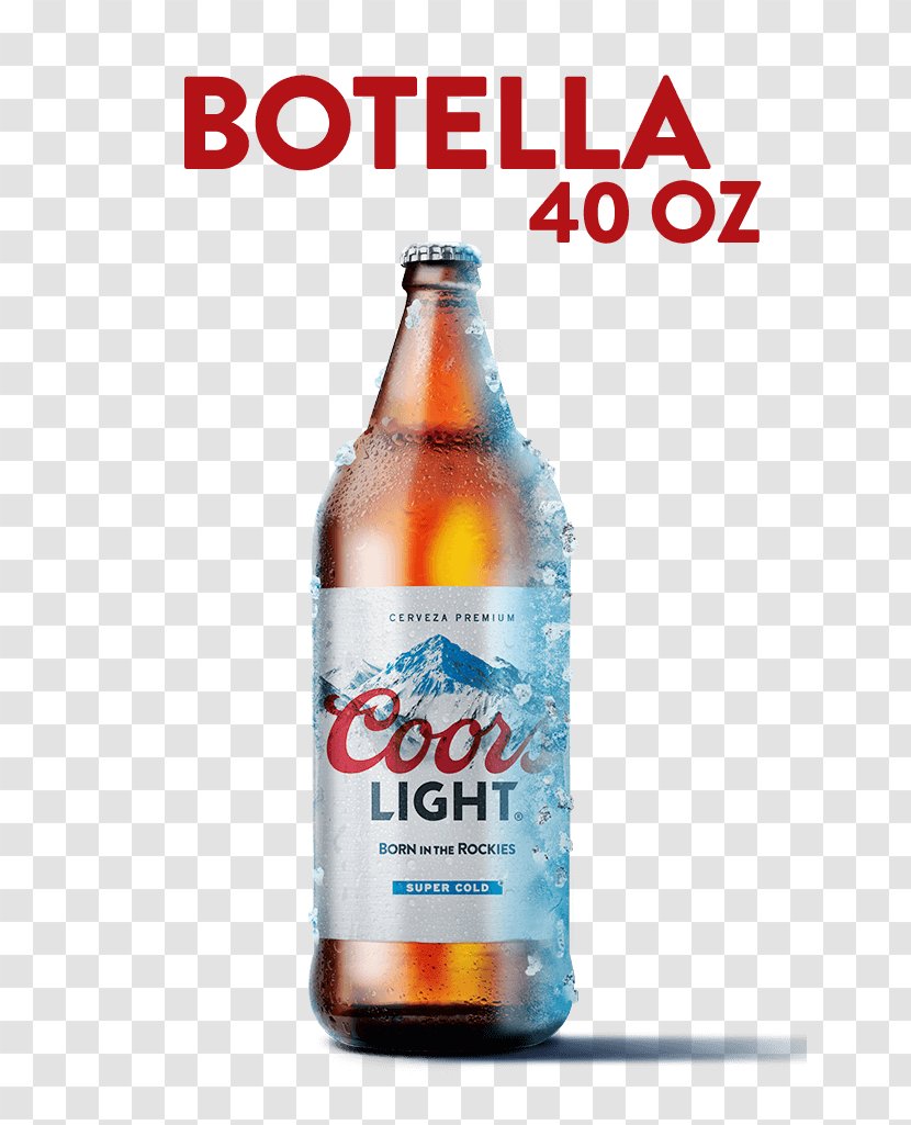 Beer Bottle Coors Light Brewing Company Alcohol By Volume - Soft Drink Transparent PNG